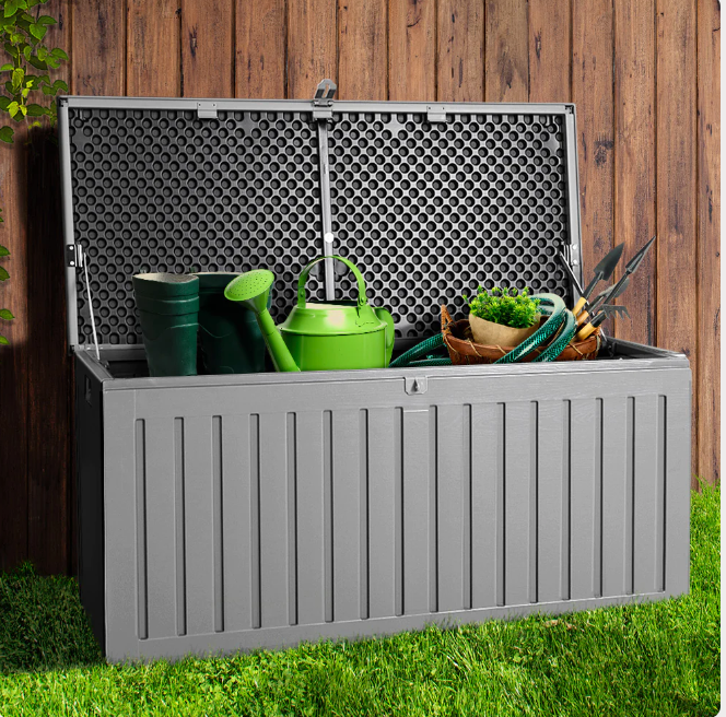 Garden storage boxes