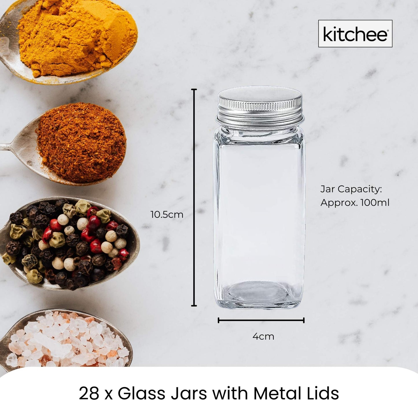 4 Tier Metal Spice Rack