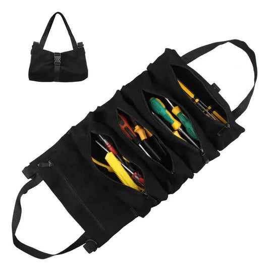 5-Pocket Roll-Up Tool Bag Organizer
