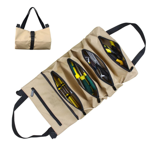 5-Pocket Roll-Up Tool Bag Organizer