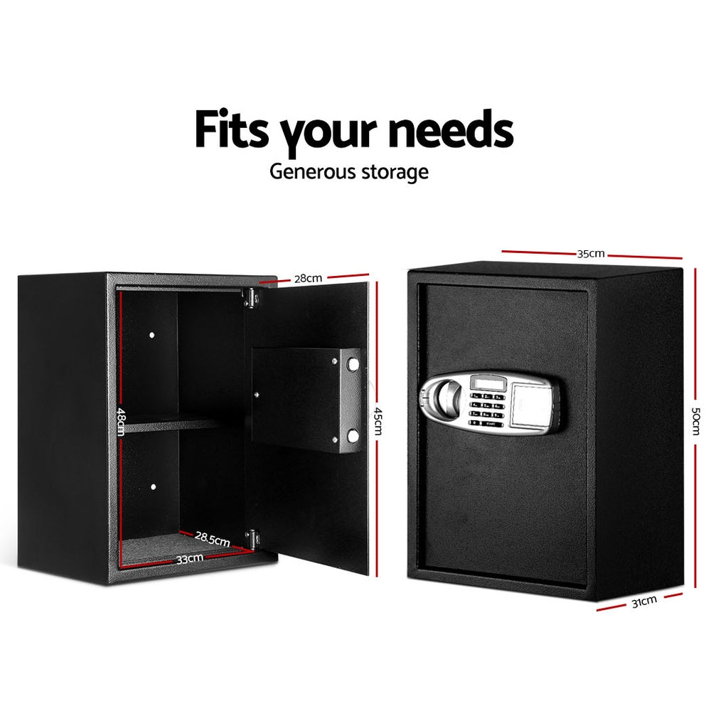 Electronic Safe Digital Security Box LCD Display 50cm