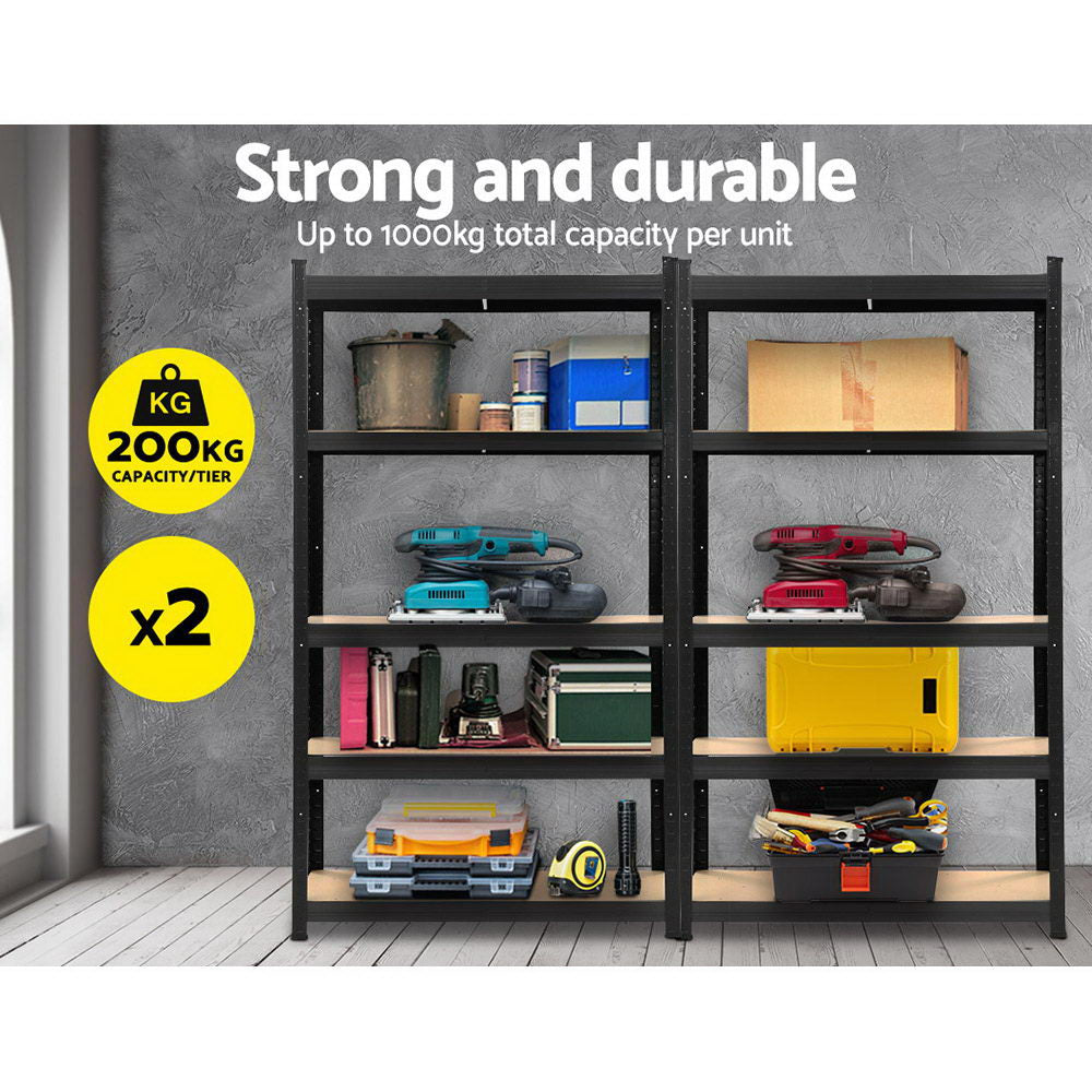 Warehouse Shelving Garage Storage 2X1.8M Steel Metal Shelves